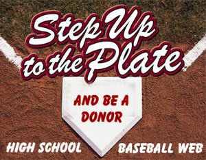 Step Up to the Plate - Donate!